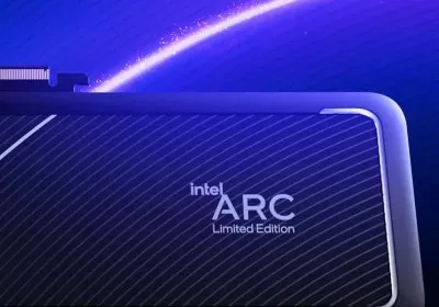 full intel arc b570 intel gpu leak